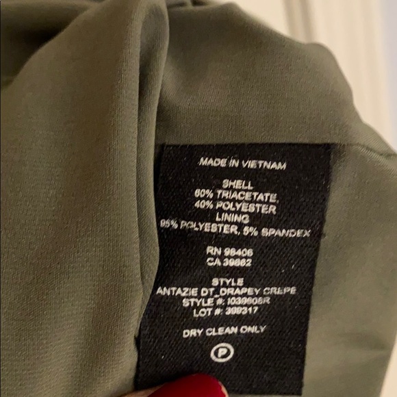 Theory Olive Green Dress - Picture 5 of 6